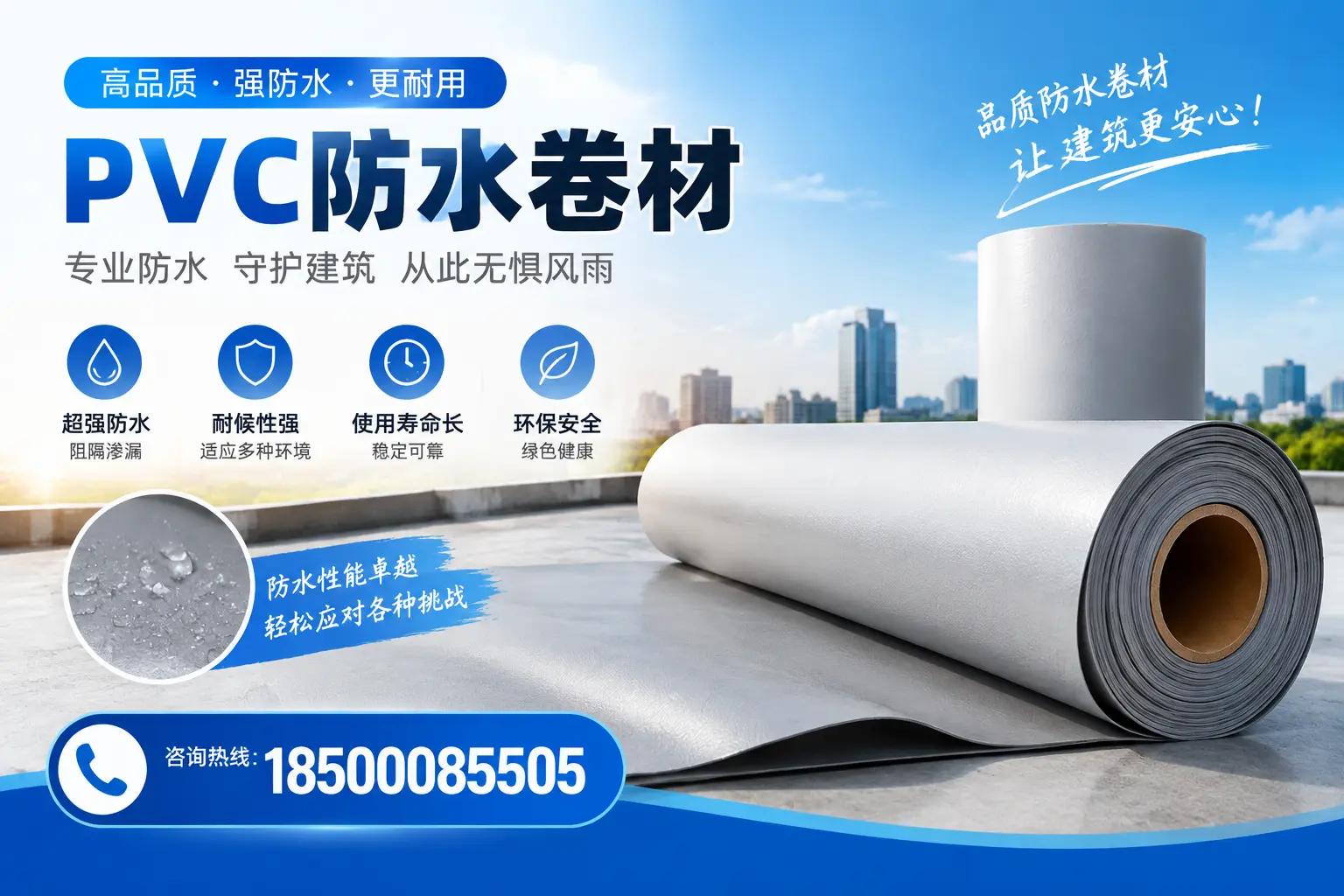 如何选择高质量的PVC防水卷材？吕梁消费者必看指南